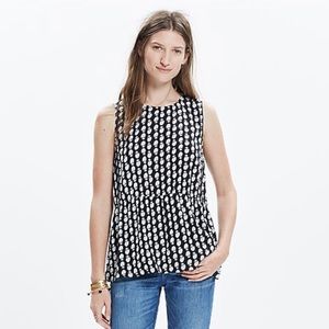 Madewell ruffle tank top